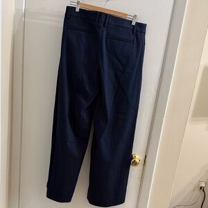 Banana Republic Navy High Rise Trousers Wide Leg